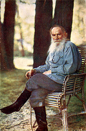 Лев Толстой в Ясной поляне, 22 мая 1908